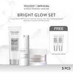 WARDAH Paket 3 Pcs [Gel Moisturizer, Face Wash, dan Serum/Toner] - Bright Radiant, Bright Glowing, Calm Acne, Hydrated Plump, Nature Daily, Renew You, Lightening, Nature Daily Cica Aloe - Skincare