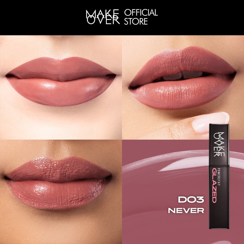 [ SPECIAL PRICE ] MAKE OVER Powerstay Glazed Lock Lip Pigment - Plump Glazed Next Level Lip Gloss Lip Cream Transferproof Pigmented Tahan Lama 24 Jam Ringan Tidak Lengket di Bibir Lipstick Lipcream Lipstik DFW Nadya Hutagalung Pony Mira Agile Zsa Zsa