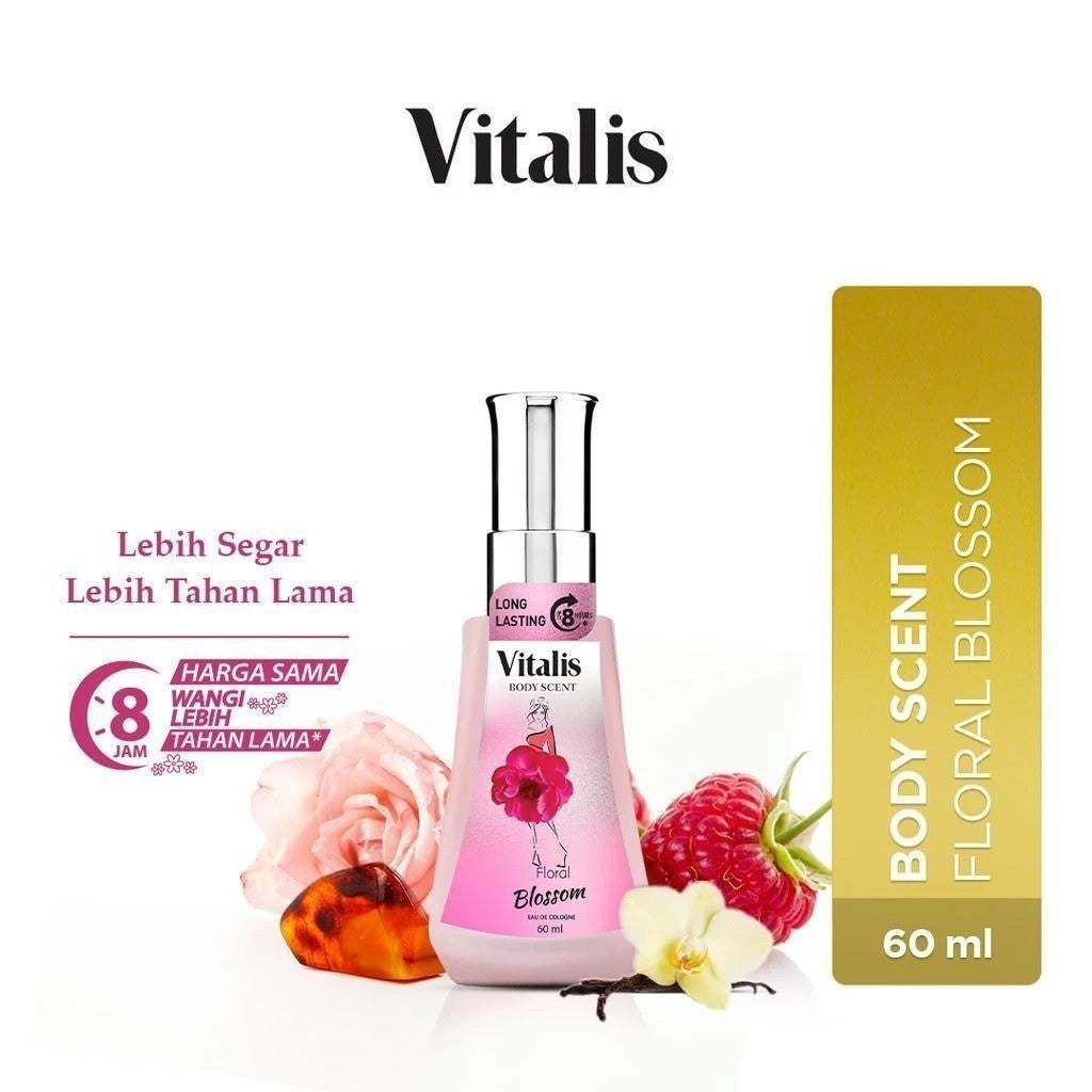 VITALIS  PARFUM BODY scent 60ML Eau de Cologne / Toilette Perfume 120ml - Parfum Spray Wanita