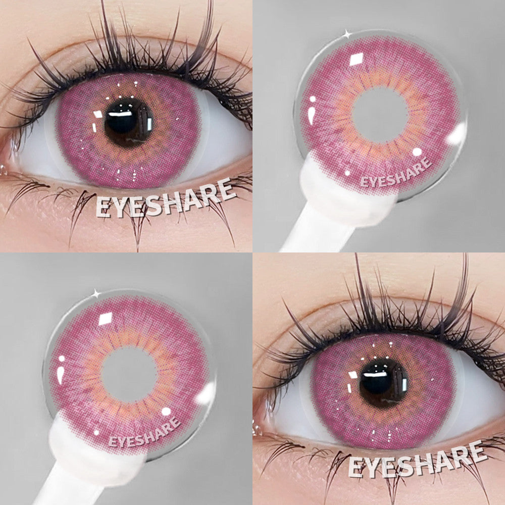 Eyeshare Softlens Cosplay Big Eyes 14.5mm Blue Pink Red 1 Pasang Softlens Mata Anime Halloween