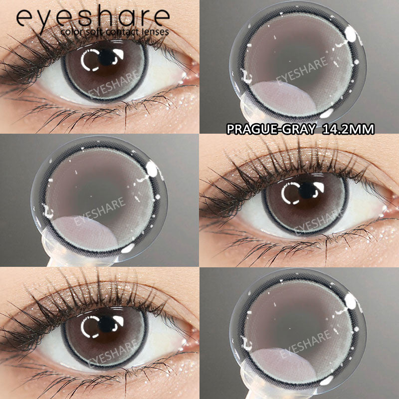 Eyeshare Softlens 14.2mm 1Pasang MELBOURNE Brown Lensa Kontak Mata Korea