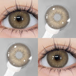 Eyeshare Softlens Purple Gray Brown 14.2mm 1Pasang Lensa Kontak Soft Softlen Cosplay