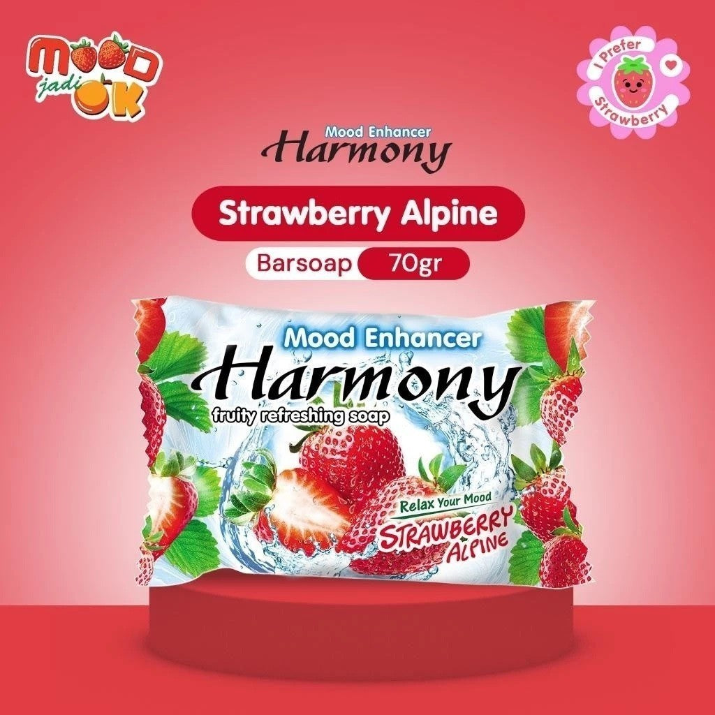 Harmony Sabun Batang Mandi 70g - Bar Soap Aroma Buah