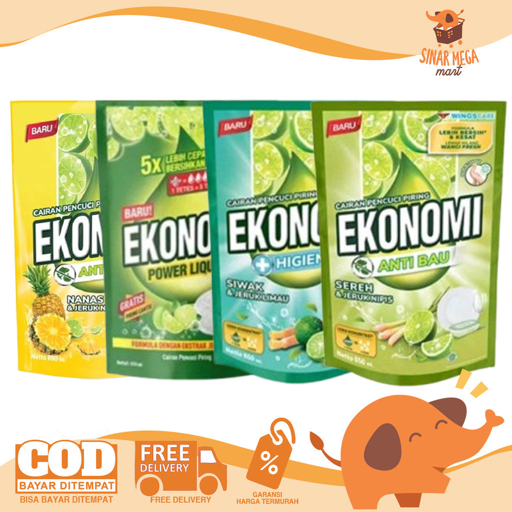 EKONOMI Sabun Pencuci Piring 122ml - Dishwash Liquid Pouch Kecil Murah