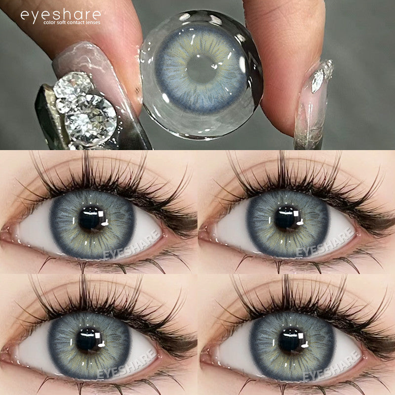 Eyeshare Softlens Seattle Brown Gray 14.5mm 1Pasang Lensa Kontak Soft Softlen