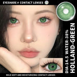 Eyeshare Softlens Holland Gray Brown 14.5mm Big Eyes 1Pasang Lensa Kontak Soft Softlen