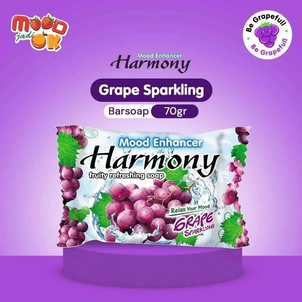 Harmony Sabun Batang Mandi 70g - Bar Soap Aroma Buah