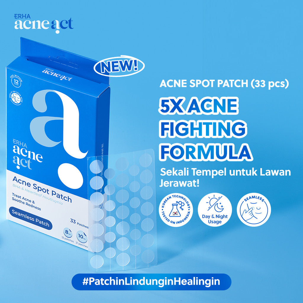 ERHA Acneact Combo Powerful Acne Spot Gel - Acne Spot Patch & Gel | Acne Treatment | Salicylic Acid
