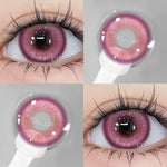 Eyeshare Softlens Cosplay Big Eyes 14.5mm Blue Pink Red 1 Pasang Softlens Mata Anime Halloween