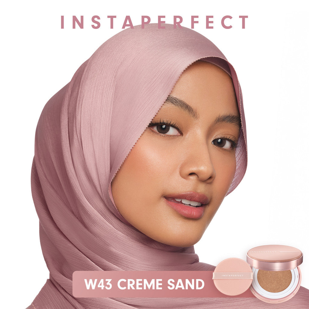 [CREATOR'S SPECIAL BUNDLE] Instaperfect Skincover Air Cushion SPF 50++++ 11g - Make Up Cushion Foundation Semi Matte Finish (Real Skin Buildable Coverage, Transferproof, Non Comedogenic)