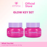Emina Moisturizer All Series - Water Moisturizer Gel, Moisturizing Cream, GloRad+ Hyalucica Moisturizer Gel, Ms. Pimple Acne Moisturizing Gel - Moisturizer, Melembapkan, Mencerahkan, Memperbaiki Skin Barrier, Meredakan jerawat, Cocok Semua Jenis Kulit