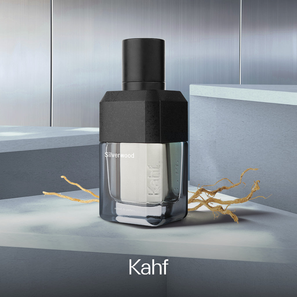 Kahf Paket Grooming Daily Look Isi 2 (Extrait de Parfum + Pomade/Hair Powder) - Approved by Barber and Suitable for Daily Use