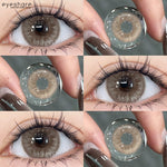 Eyeshare Softlens Nicosia Blue 1Pasang Lensa Kontak Soft Softlen Gray  14.2mm