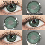 Eyeshare Softlens 14.2mm 1Pasang MELBOURNE Brown Lensa Kontak Mata Korea
