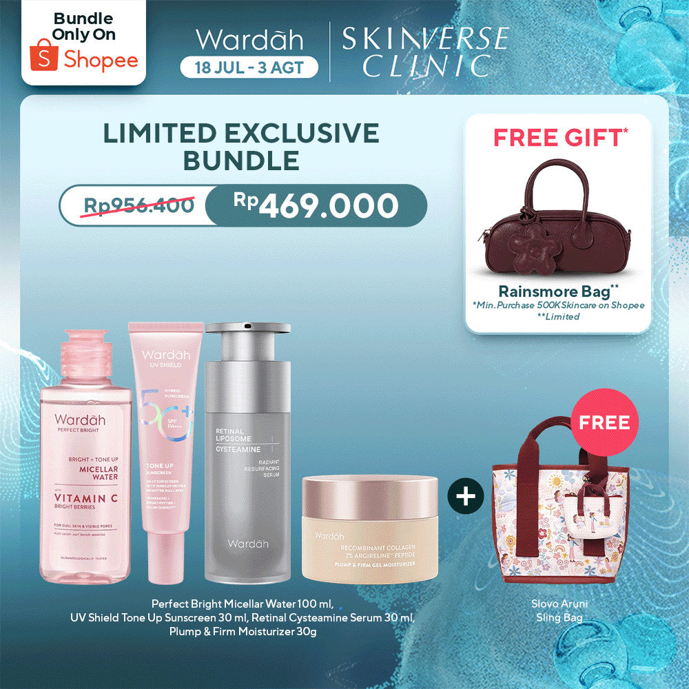 [SASHFIR PICKS!] Wardah Radiant Resurfacing Retinal Cysteamine Serum 30 ml - Serum Pencerah, Penghilang Kerutan, Retinol, Laser Effect, Renewal, Peeling - Skincare