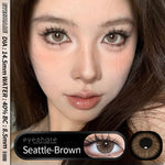 Eyeshare Softlens Seattle Brown Gray 14.5mm 1Pasang Lensa Kontak Soft Softlen