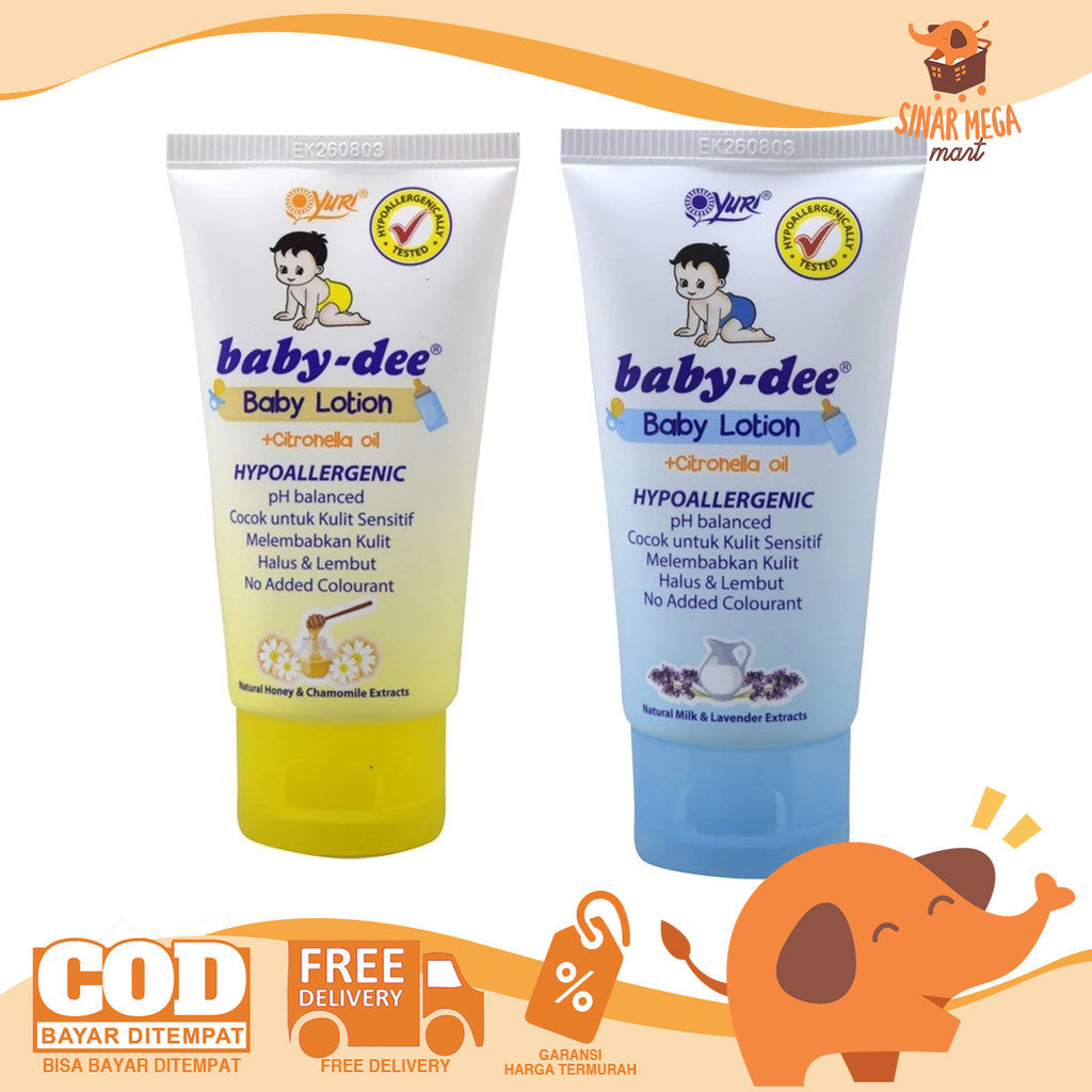 Yuri Dee Dee Baby Lotion 50g - Krim Losion Pelembab Anak dan Bayi