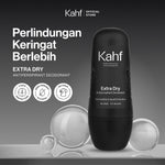 [BEBAS PILIH VARIAN! KAHF BUNDLE 2IN1 PAKET DEODORAN MIX & MATCH : BEBAS KERINGAT, ANTI IRITASI, & WANGI SEPANJANG HARI] Twin Pack Kahf Deodorant Roll On Antiperspirant 45 ml - 2 pcs Deodoran Pria - Suitable for Daily Use