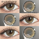 Eyeshare Softlens 14.2mm 1Pasang MELBOURNE Brown Lensa Kontak Mata Korea