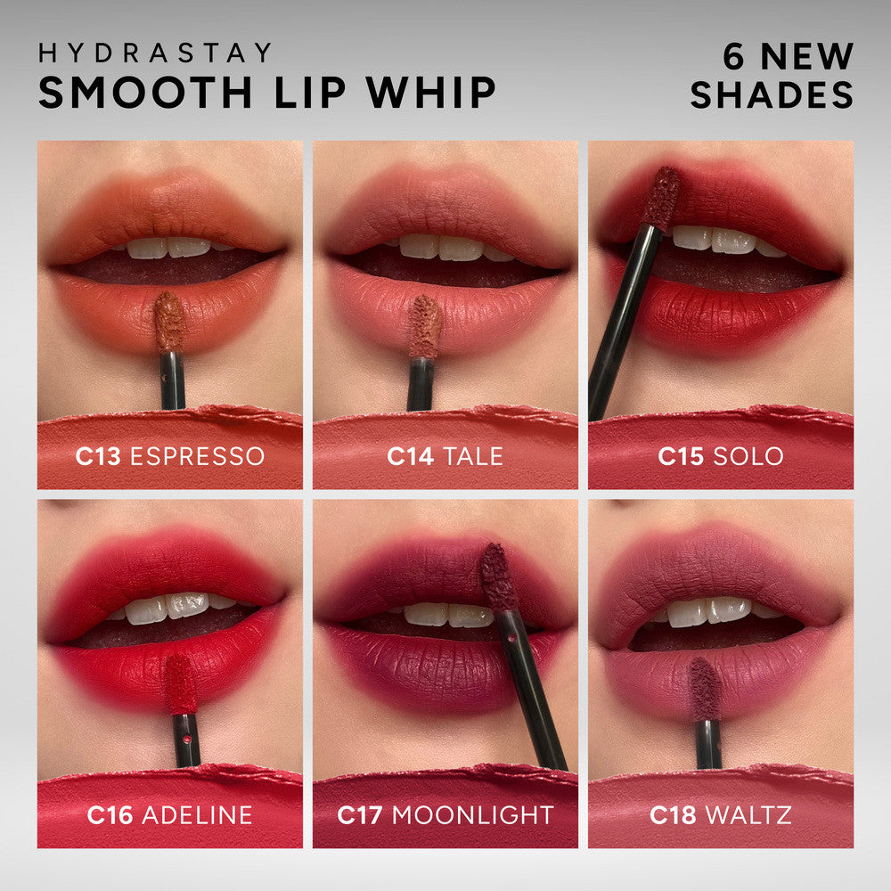 MAKE OVER Hydrastay Smooth Lip Whip - Lipcream Untuk Bibir Kering Smooth Ringan Lembab Lembut Base Ombre Nude Luxurious Velvet Lipstick Lip Cream Soft Blurring Comfort Make Up BEST SELLER Lebaran Raya