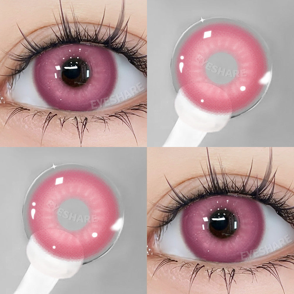 Eyeshare Softlens Cosplay Big Eyes 14.5mm Blue Pink Red 1 Pasang Softlens Mata Anime Halloween