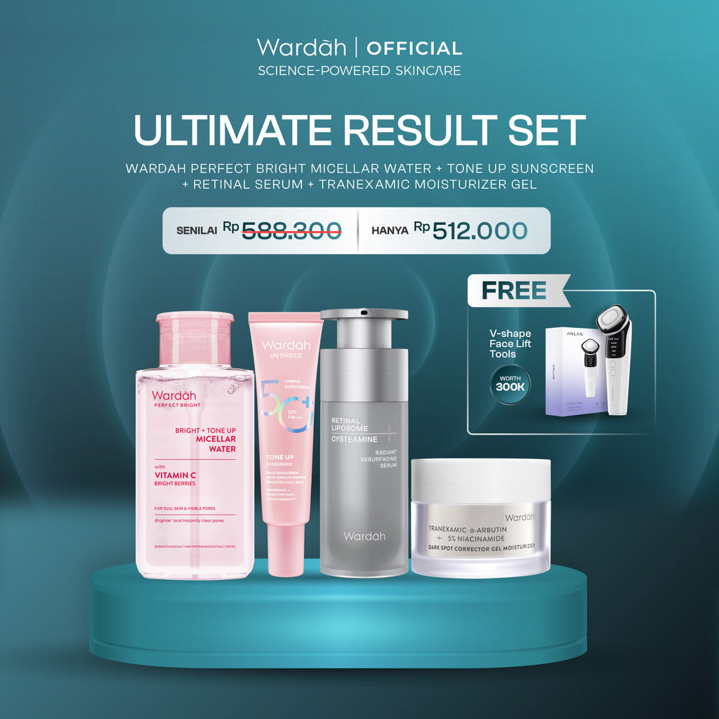 [SASHFIR PICKS!] Wardah Radiant Resurfacing Retinal Cysteamine Serum 30 ml - Serum Pencerah, Penghilang Kerutan, Retinol, Laser Effect, Renewal, Peeling - Skincare