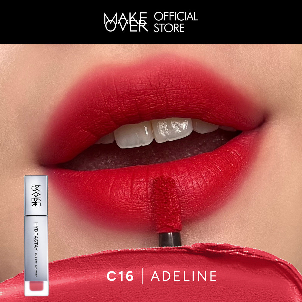 MAKE OVER Hydrastay Smooth Lip Whip - Lipcream Untuk Bibir Kering Smooth Ringan Lembab Lembut Base Ombre Nude Luxurious Velvet Lipstick Lip Cream Soft Blurring Comfort Make Up BEST SELLER Lebaran Raya
