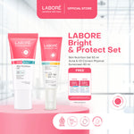 [TERSEDIA DI SELURUH INDONESIA] Labore Bright & Protect Set - (Skin Nutrition Gel 50ml, Physical Sunscreen 30ml, Acne & Oil Physical Sunscreen 40ml)