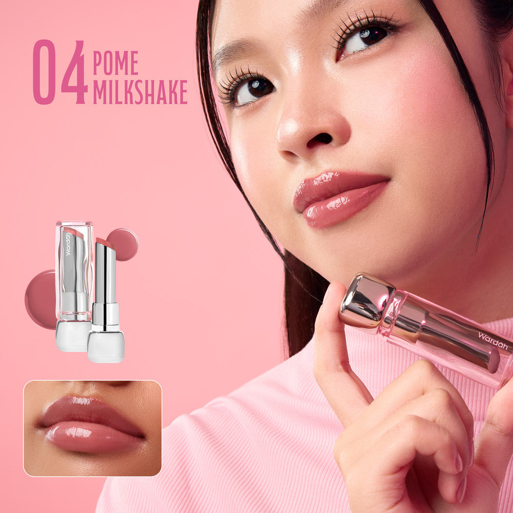 [FLASH SALE] NEW! WARDAH Glossicle Peptide Balm - Ombre Glossicle - Dilengkapi dengan Peptide & UV Filter - Memperkuat Lip Barrier - Hasil Akhir Bibir Lembab dan Glossy - Lip Balm -Lip Tint - Makeup - Natural Gloss - Glossy - Library