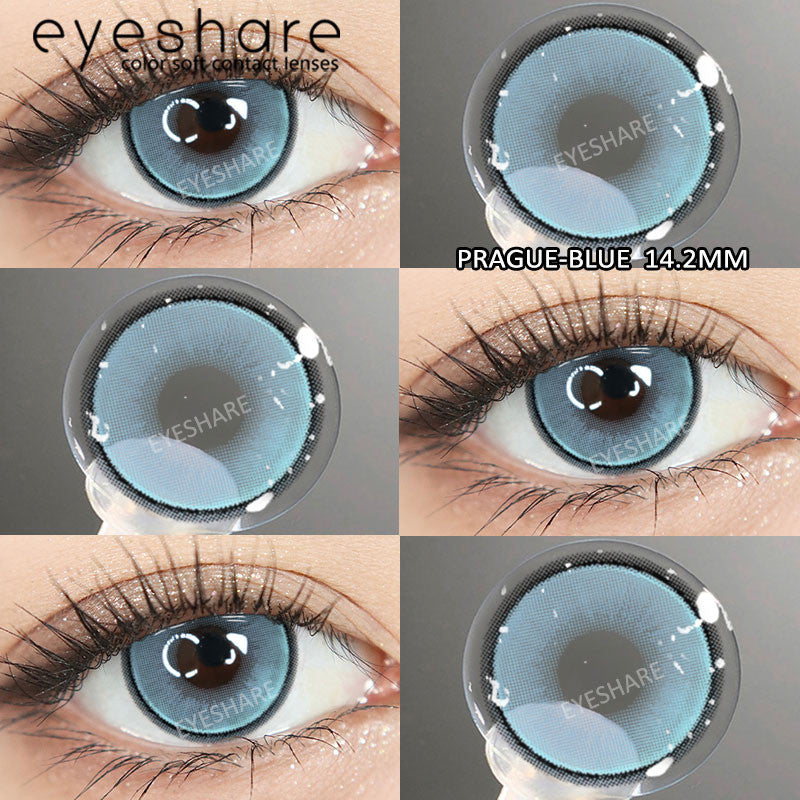 Eyeshare Softlens 14.2mm 1Pasang MELBOURNE Brown Lensa Kontak Mata Korea