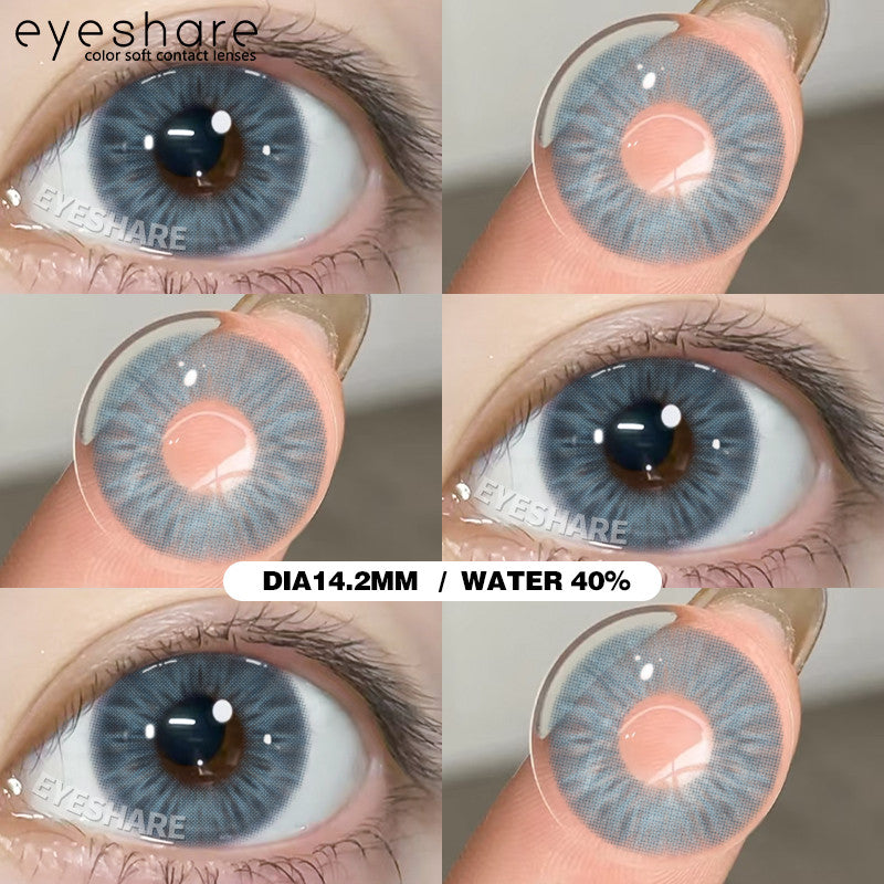 Eyeshare Softlens 14.2mm 1Pasang MELBOURNE Brown Lensa Kontak Mata Korea