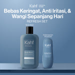 Kahf Deodorant Roll On Antiperspirant 45 ml - Deodoran Deo Pria Anti Iritasi, Bebas Bau, Tahan Keringat, Wangi Seharian - Suitable for Daily Use