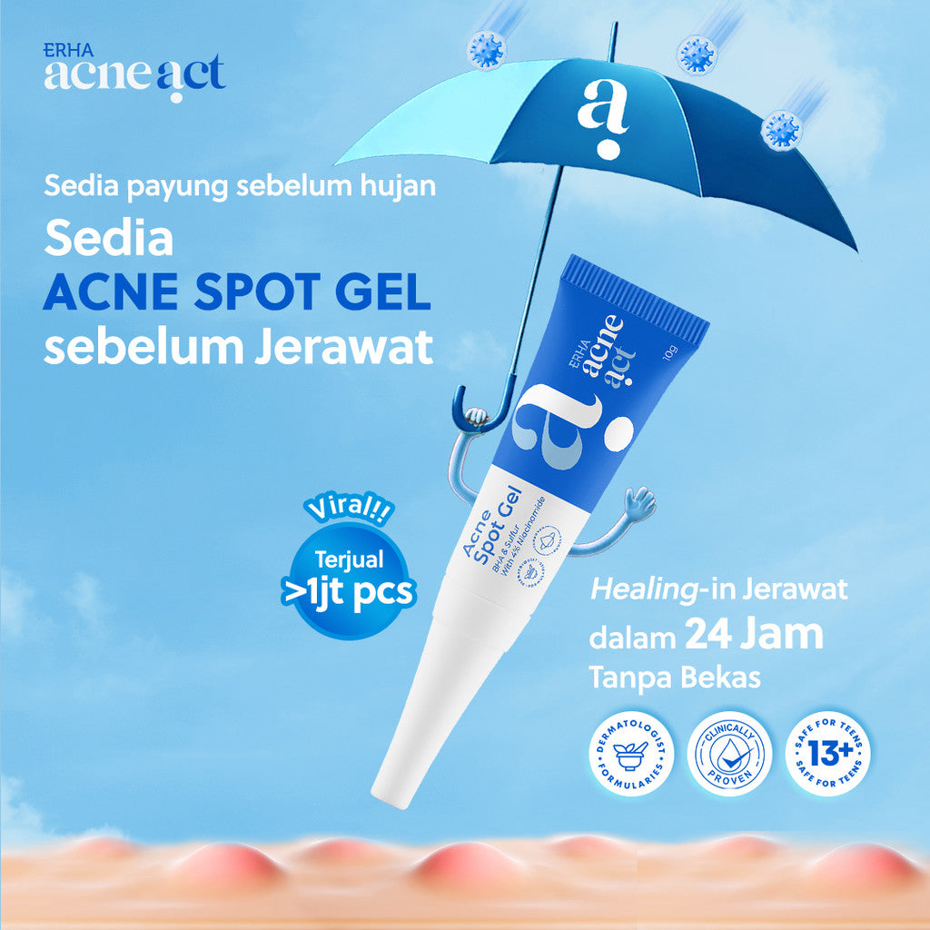 ERHA Acneact Combo Powerful Acne Spot Gel - Acne Spot Patch & Gel | Acne Treatment | Salicylic Acid