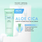 [FLASH SALE SBD] Wardah Cica + Aloe Low pH Hydramild Facial Wash Nature Daily - Sabun Cuci Muka Membersihkan secara Lembut dan Menghidrasi Kulit dengan Kandungan Aloe Vera & Centella Asiatica, for All Skin Types, Non-Comedogenic & Non-Acnegenic