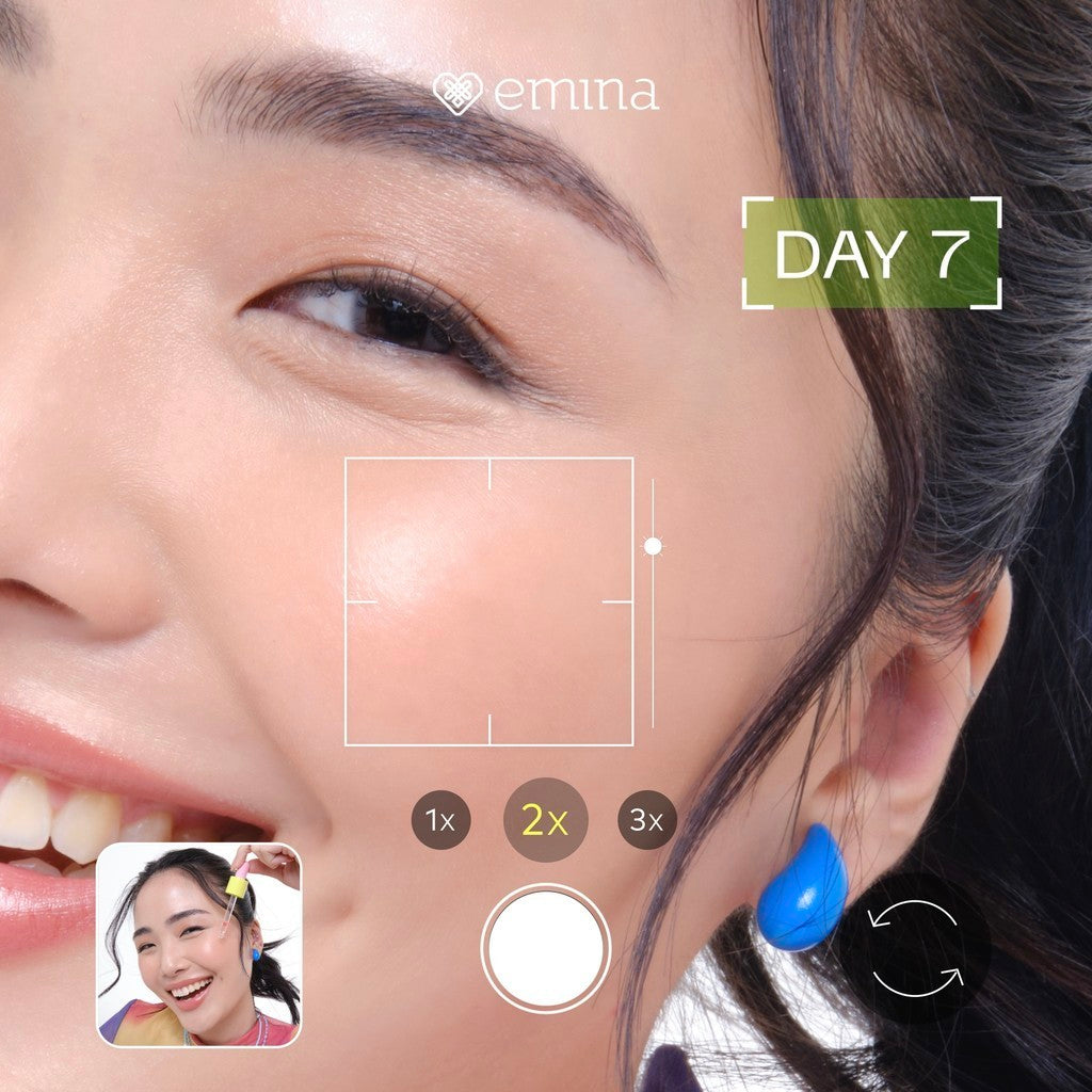 Emina GloRad+ High-Res Bright Glow Water-Sphere Serum - Serum Cerah Glowing Samarkan Dark Spot, dan Hempas Kulit Kusam