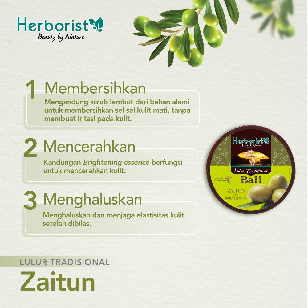 HERBORIST Lulur Bali Scrub Tubuh Tradisional Bali 100gr