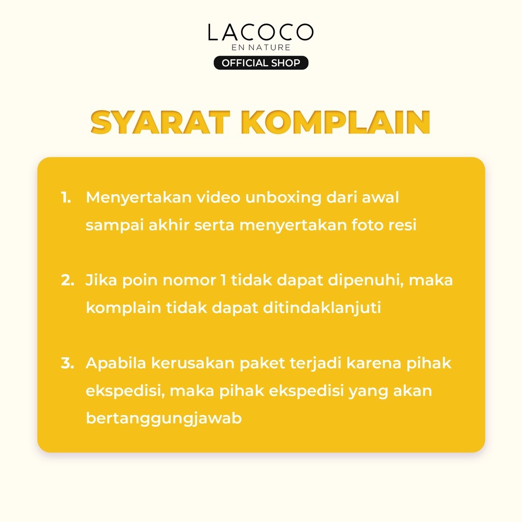 Lacoco Sunscreen Daily UV Counter SPF 50 PA+++ - Sunscreen Non Comedogenic/Melindungi Kulit dari Sinar UV