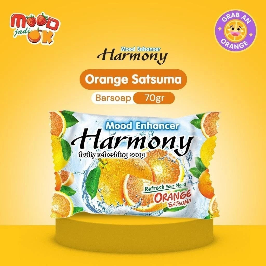 Harmony Sabun Batang Mandi 70g - Bar Soap Aroma Buah