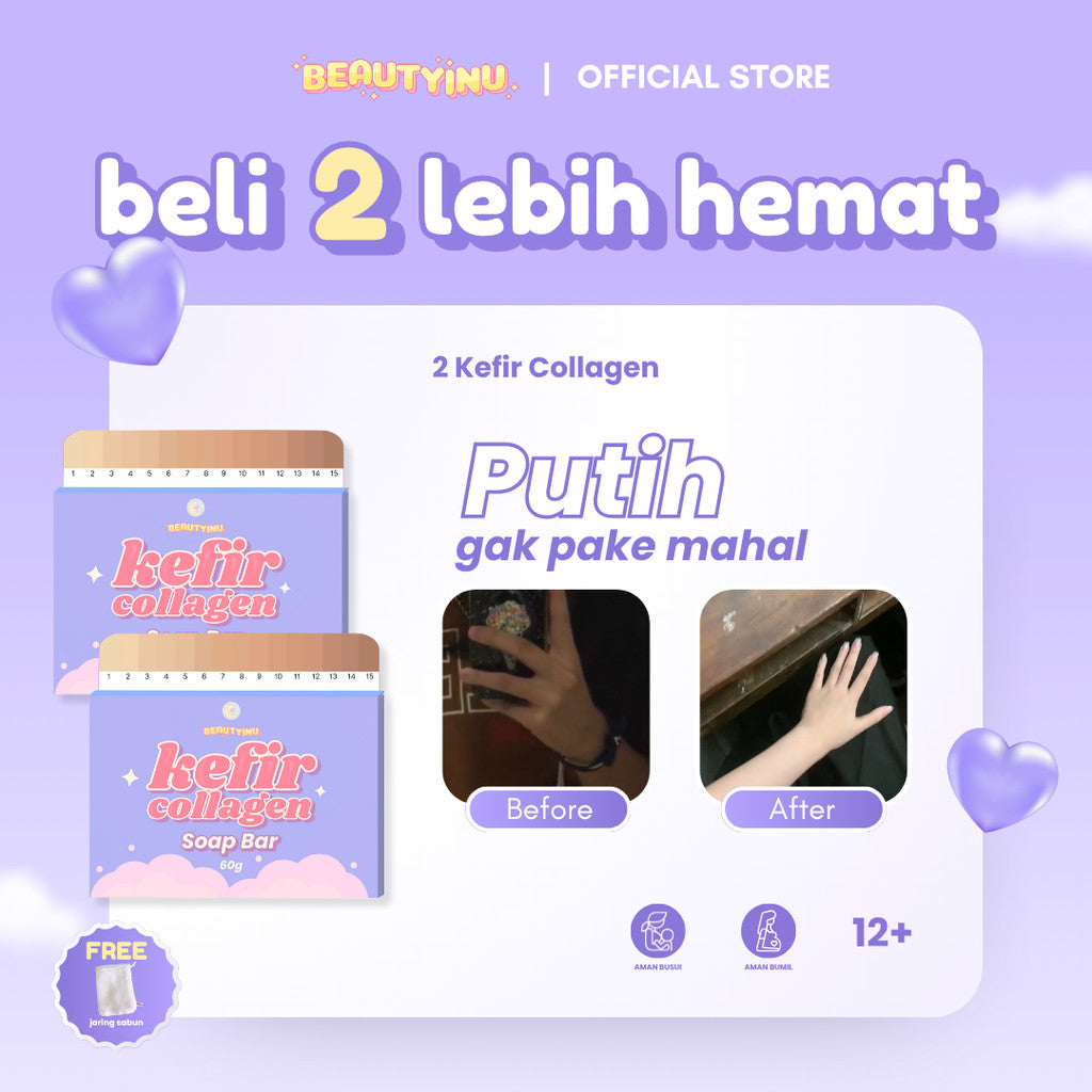 [ISI 2] Beautyinu Kefir Collagen Soap Bar Sabun Pemutih Badan