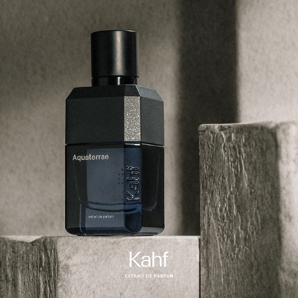 [2IN1 DAILY GENTLE CLEANSER & LONG-LASTING SCENT SET] Kahf Paket Confidence Look (Extrait de Parfum + Face Wash Amino Gel) - Parfum Pria Wangi Tahan Lama dan Sabun Cuci Muka Low pH Cocok untuk Kulit Sensitif - Suitable for Daily Use