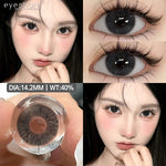 Eyeshare Softlens 14.2mm 1Pasang MELBOURNE Brown Lensa Kontak Mata Korea