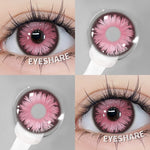 Eyeshare Softlens Cosplay Big Eyes 14.5mm Blue Pink Red 1 Pasang Softlens Mata Anime Halloween