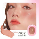 AB - OhMyHoney Soft Pigment Blush On OhMyPinkFlash [16gr]/ Blush On Soft Powder Naturally Pigmented Blush
