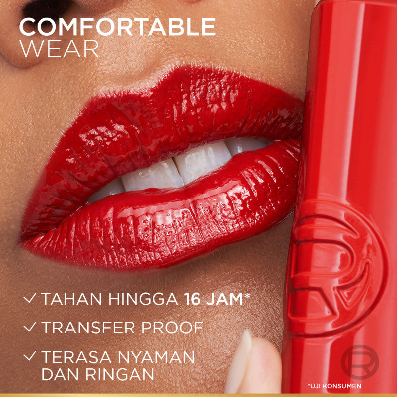 [BARU] L'Oreal Paris Infaillible Laque Resistance - Lip Cream Glossy Pigmented Nyaman Lipstik Transferproof Longlasting hingga 16 Jam