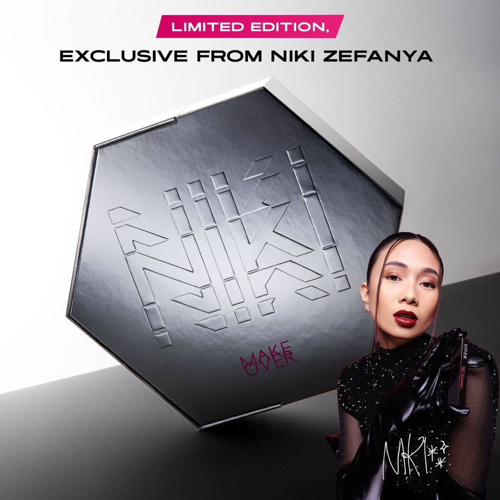 MAKE OVER x NIKI Limited Edition Package | NIKI’s Glazed Picks: Ride-or-Die Shade - Edisi Terbatas Next Level Lip Gloss Lip Cream Transferproof Pigmented Tahan Lama 24 Jam Ringan Tidak Lengket di Bibir