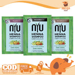 NYU Henna Shampoo Hair Colour SATUAN 20ml - Shampo Pewarna Rambut Free Sarung Tangan