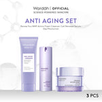 WARDAH Paket 3 Pcs [Gel Moisturizer, Face Wash, dan Serum/Toner] - Bright Radiant, Bright Glowing, Calm Acne, Hydrated Plump, Nature Daily, Renew You, Lightening, Nature Daily Cica Aloe - Skincare