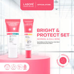 [TERSEDIA DI SELURUH INDONESIA] Labore Bright & Protect Set - (Skin Nutrition Gel 50ml, Physical Sunscreen 30ml, Acne & Oil Physical Sunscreen 40ml)
