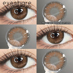 Eyeshare Softlens 14.2mm 1Pasang MELBOURNE Brown Lensa Kontak Mata Korea