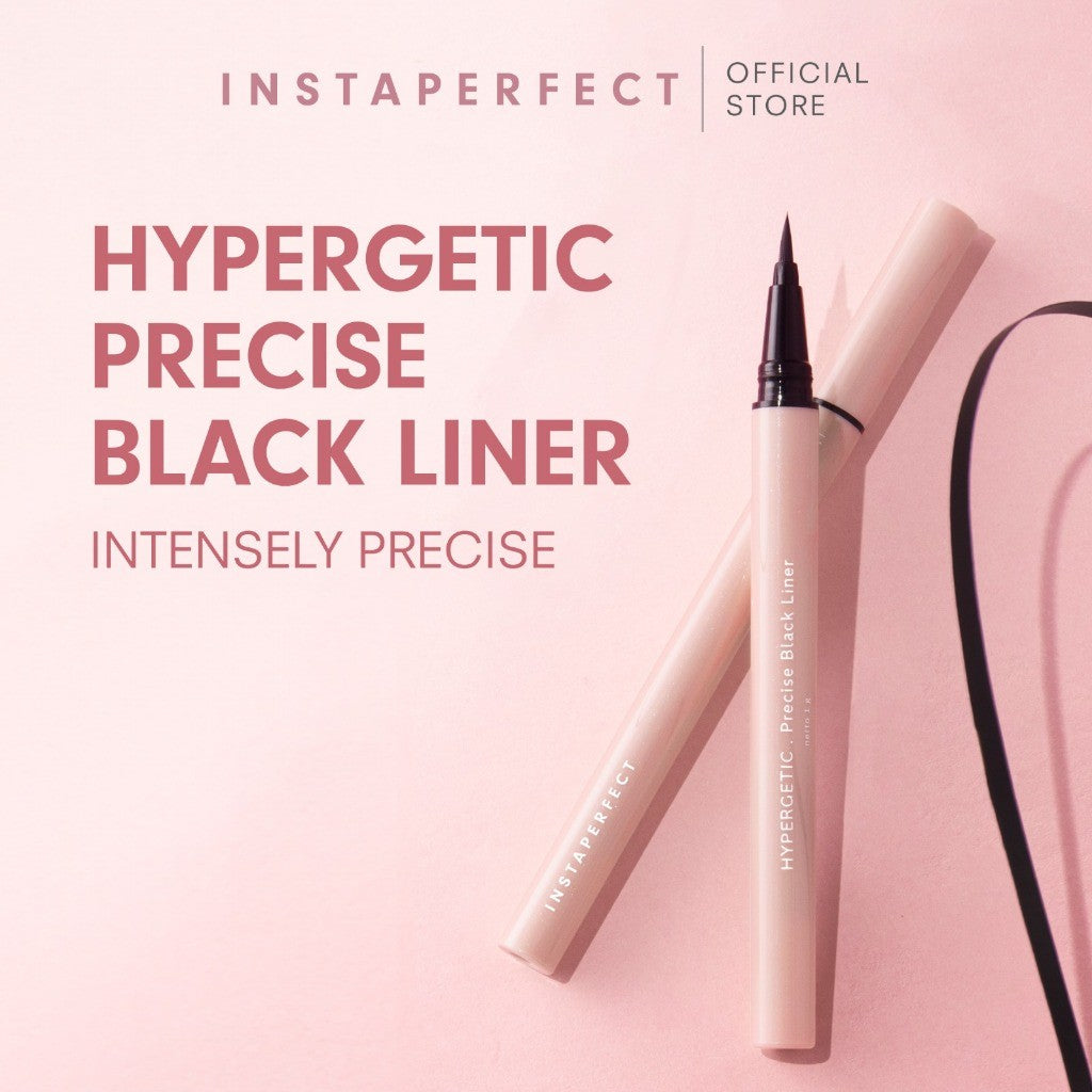 Instaperfect Bulu Mata Jigrak on Point eyes makeup- Noir Lash Mascara & Hypergetic Black Liner- Eyes Make Up Bulu Mata Badai On Point